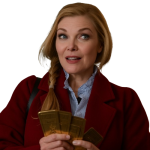 Michelle Pfeiffer Oh What Fun Red Coat - Image 3